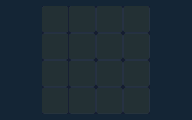 Visual Memory playing interface